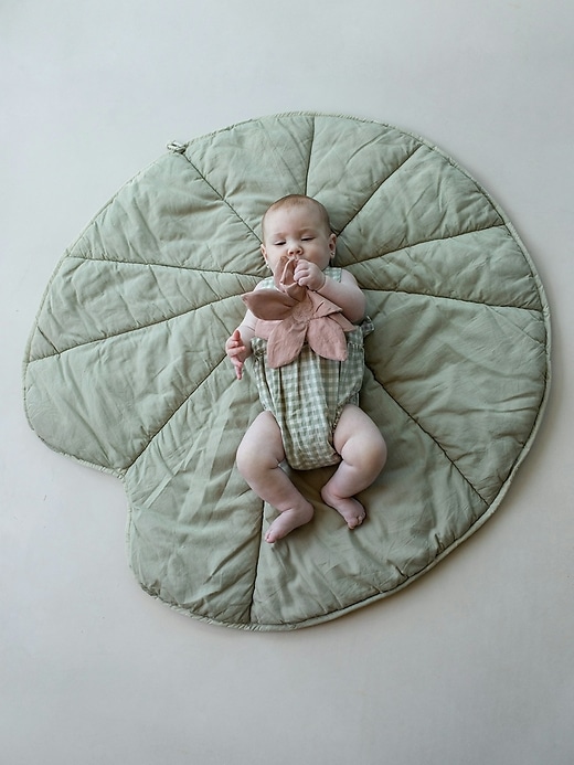 2 of 8 showing, with the color Green of product Lorena Canals Washable Water Lily Baby Play Mat