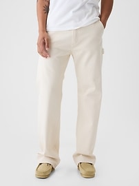Double-Knee Railroad Striped Carpenter Jeans