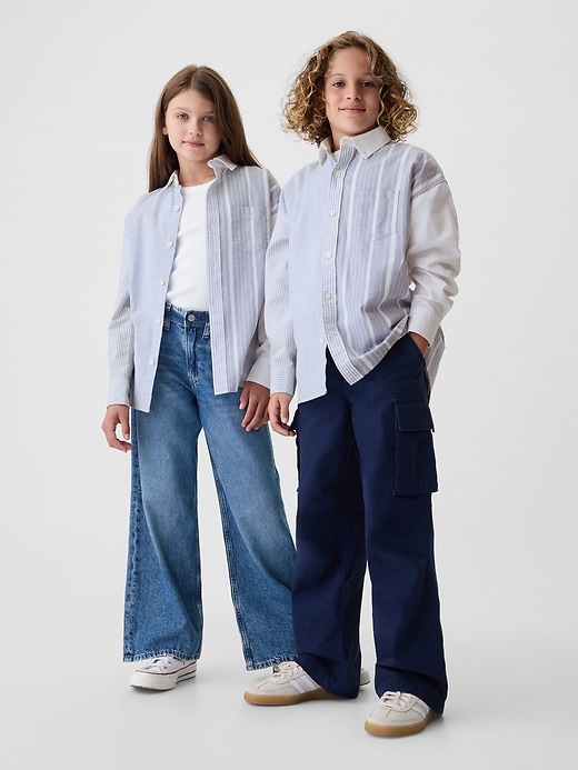 Kids Oversized Oxford Shirt | Gap Kids Oversized Oxford Shirt | Gap