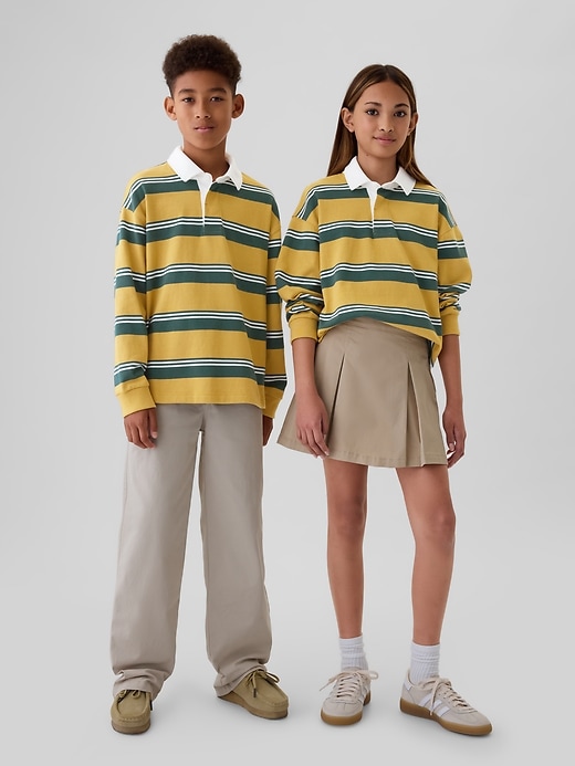 2 of 8 showing, with the color honey gold of product Kids Rugby Shirt