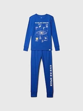 Kids Organic Brushed Cotton PJ Set