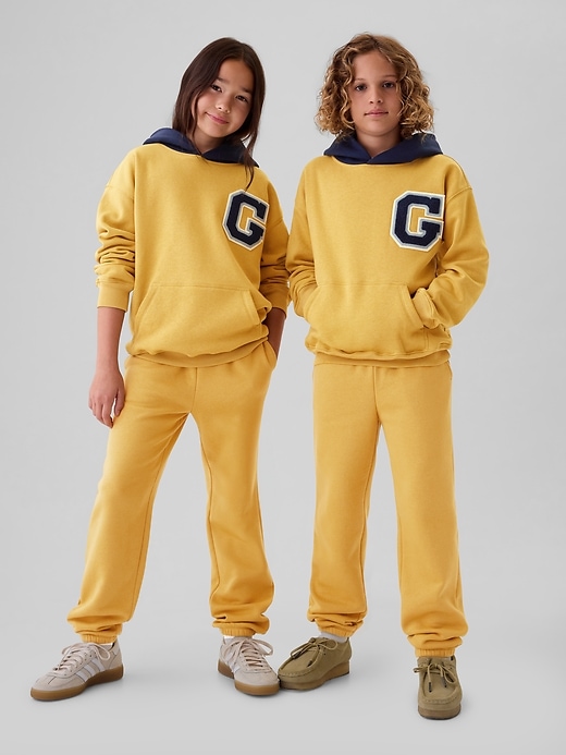 2 of 8 showing, with the color honey gold of product Kids Vintage Soft Joggers