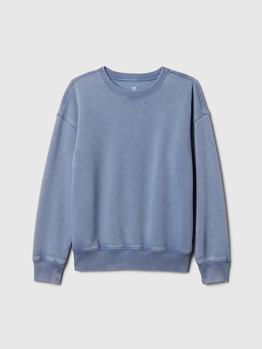 1 of 8 showing, with the color bainbridge blue of product Kids VintageSoft Washed Relaxed Sweatshirt