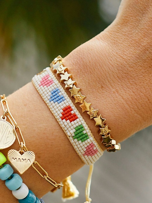 Image number 2 showing, HART Rainbow Hearts Bracelet