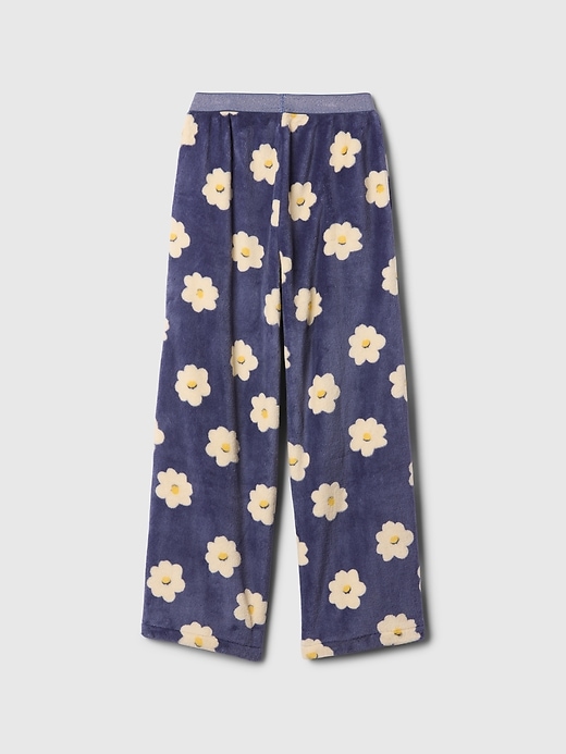 2 of 8 showing, with the color multi flower of product Kids Recycled Cozy PJ Pants