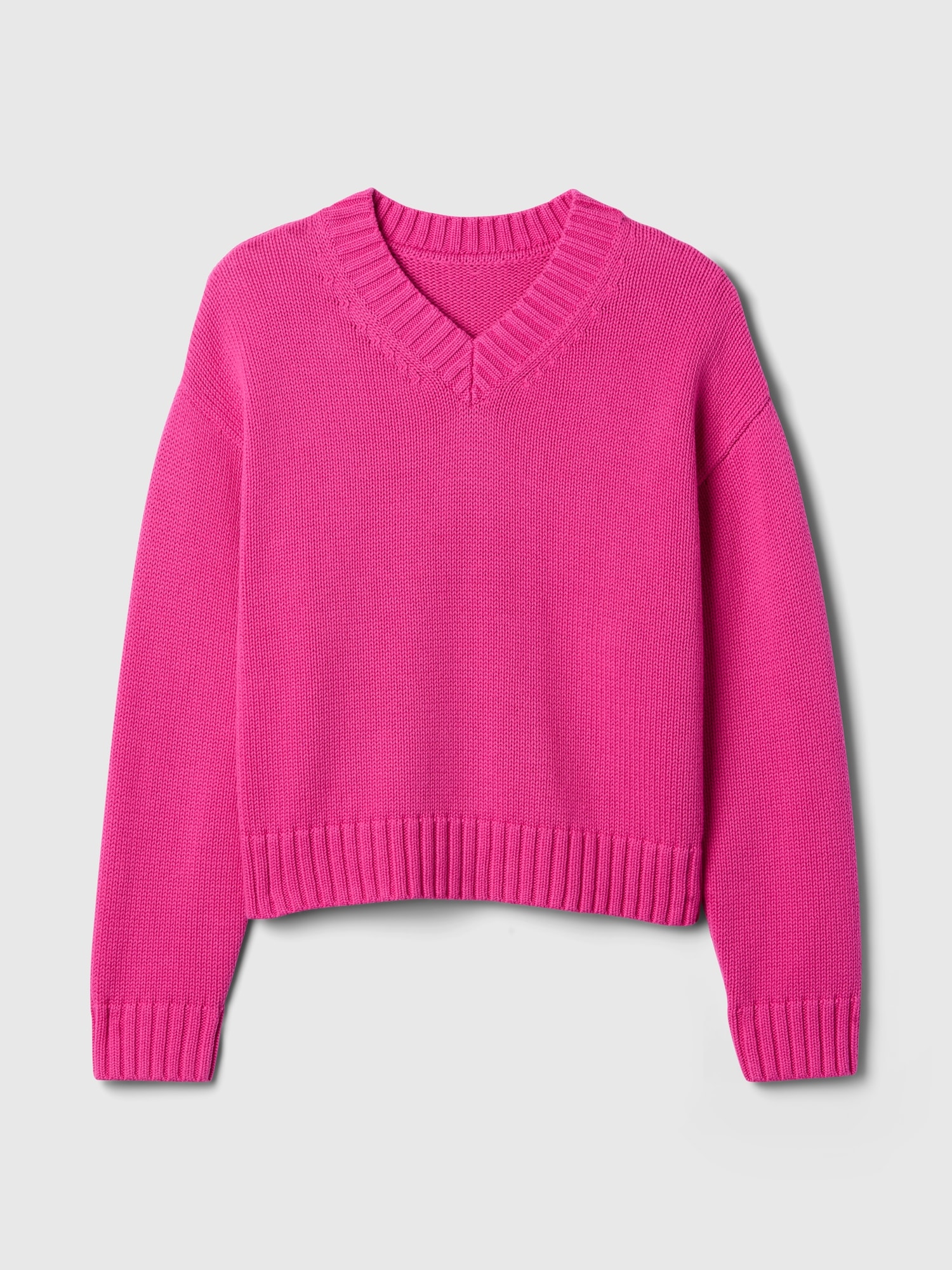 Oversized V Neck Sweater Gap