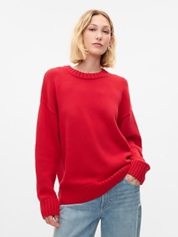 100% Cotton Oversized Boyfriend Sweater