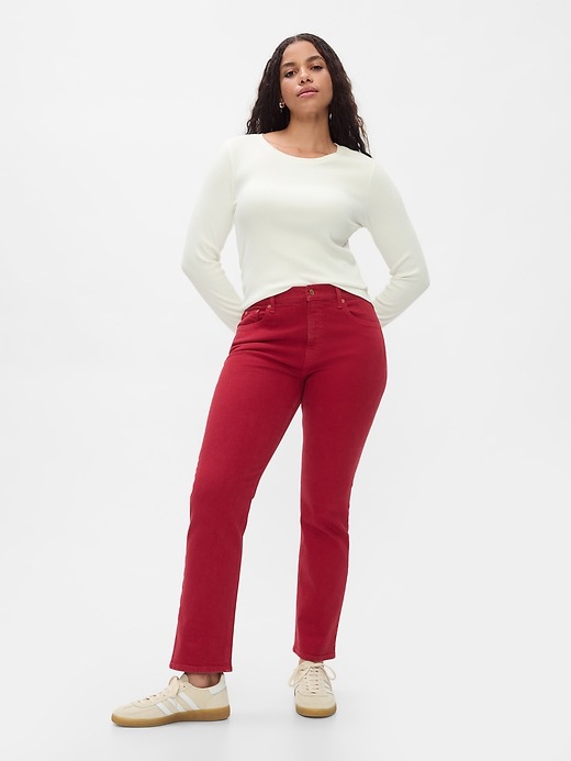 Image number 5 showing, High Rise '90s Straight Jeans