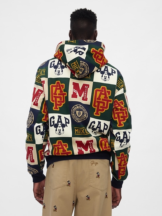 2 of 8 showing, with the color patchwork of product Gap × Disney Mickey Mouse Logo Hoodie