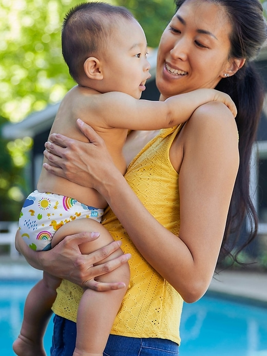 Image number 2 showing, Charlie Banana Reusable Swim Diaper with Snaps UPF50