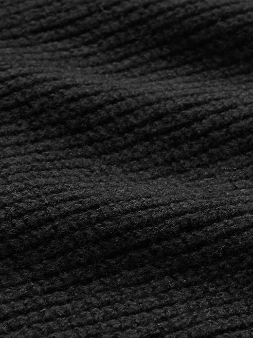 2 of 8 showing, with the color true black of product CashSoft Rib Scarf