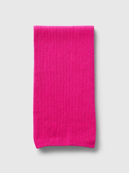 1 of 8 showing, with the color PINK of product CashSoft Rib Scarf