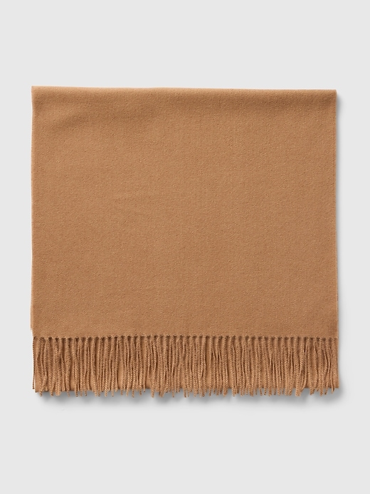 1 of 8 showing, with the color pretzel brown of product Fringe Scarf
