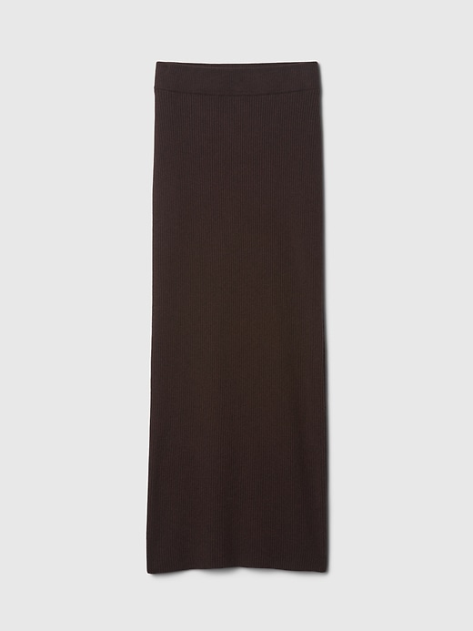 Image number 4 showing, CashSoft Rib Sweater Maxi Skirt