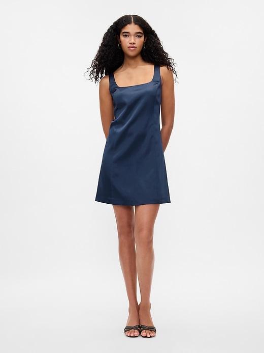 Image number 1 showing, Satin Mini Dress