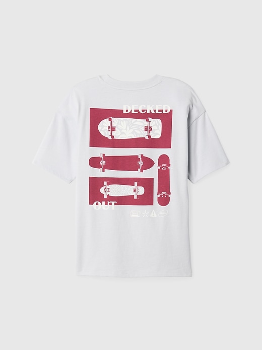 2 of 8 showing, with the color grey matter of product Kids Graphic T-Shirt