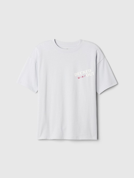 1 of 8 showing, with the color grey matter of product Kids Graphic T-Shirt
