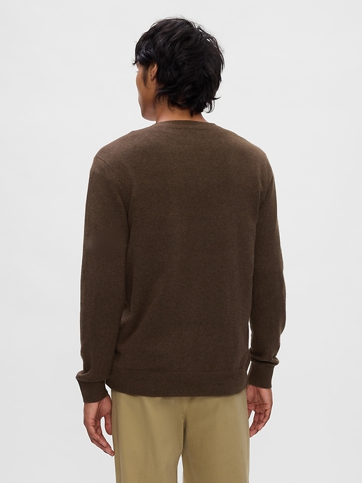 2 of 8 showing, with the color WOODSY BROWN of product CashSoft Cardigan