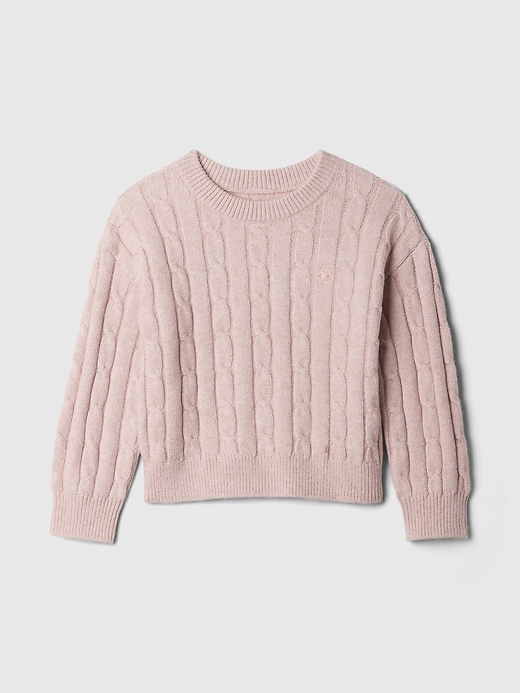 Image number 2 showing, Baby & Toddler CashSoft Cable-Knit Sweater