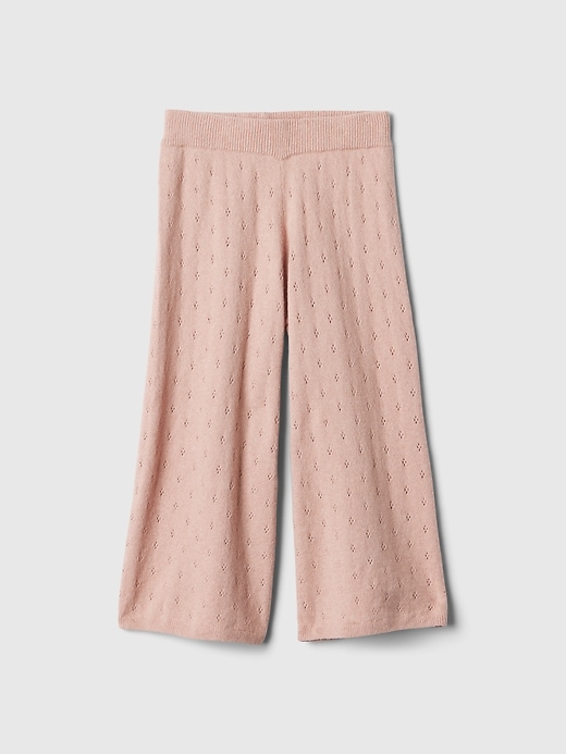 2 of 8 showing, with the color Fawn beige of product Baby & Toddler CashSoft Pointelle Pants