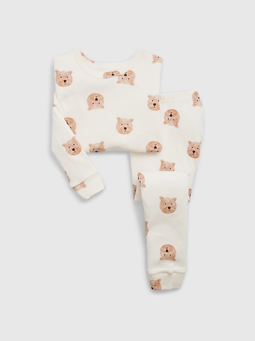 View large product image 1 of 1. Baby & Toddler Organic Brushed Cotton PJ Set