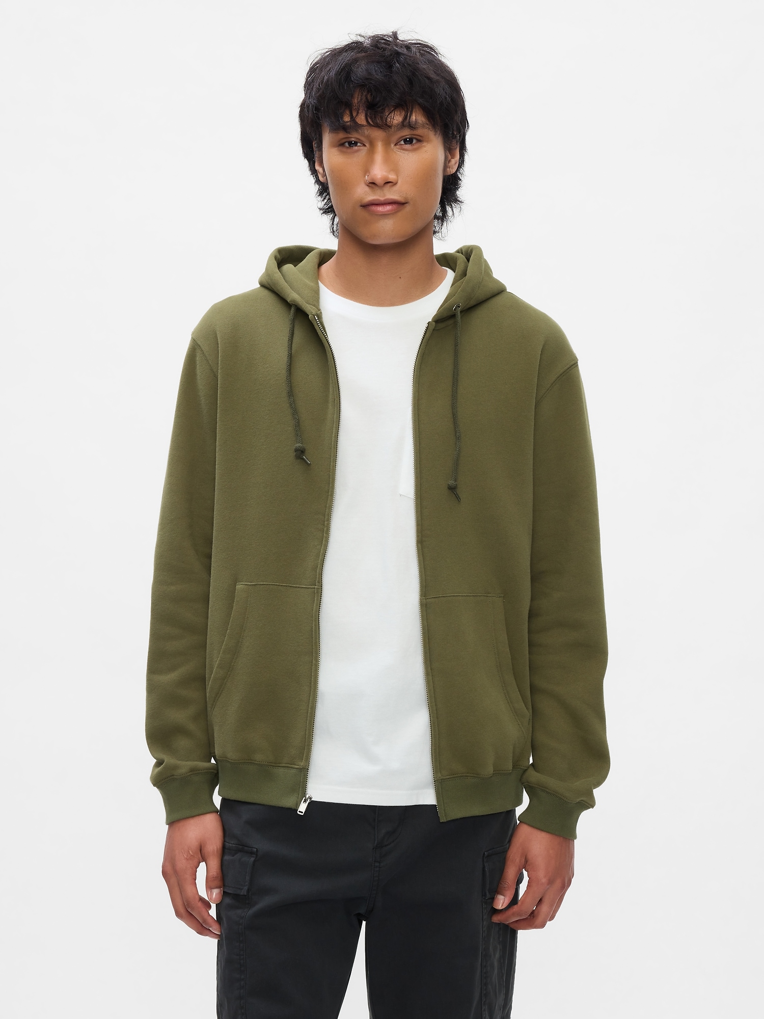VintageSoft Zip Hoodie