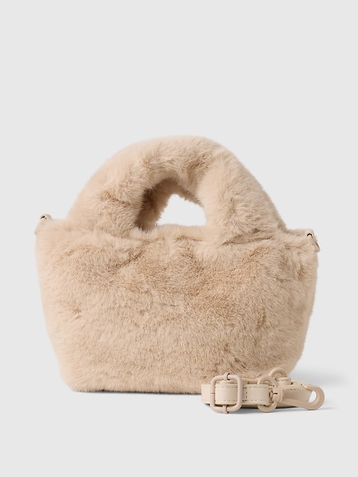 Kids Leopard Faux Fur Crossbody Bag | Gap