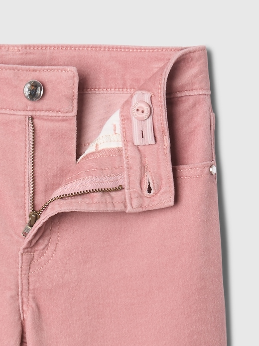 Image number 5 showing, Kids High Rise Velvet '70s Flare Jeans