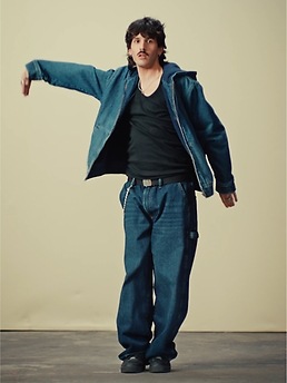 90s Gap Worker Jean Distressed Baggy Light Wash Denim Jeans