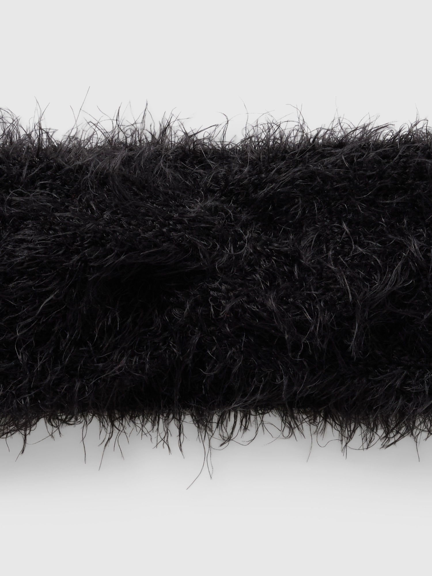 Аксессуары для волос Gap Fuzzy Headband для малышей, цвет: Насыщенный чёрный — фото 2
