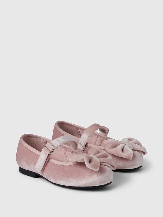 Image number 2 showing, Baby & Toddler Velvet Mary Jane Flats