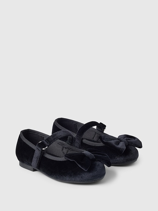 Image number 2 showing, Baby & Toddler Velvet Mary Jane Flats