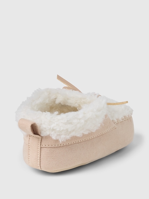 Image number 4 showing, Baby & Toddler Cozy Moc Slippers