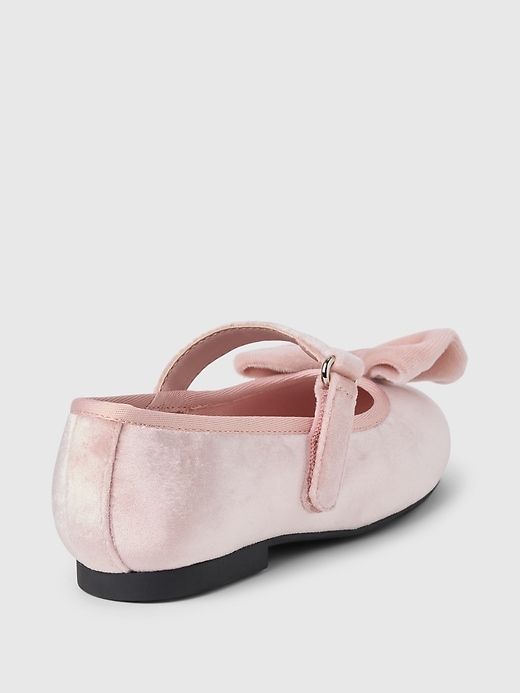 Image number 4 showing, Baby & Toddler Velvet Mary Jane Flats