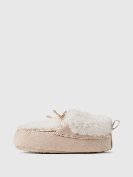 Image number 5 showing, Baby & Toddler Cozy Moc Slippers