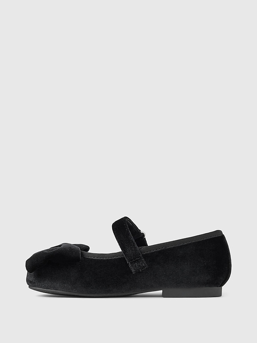 Image number 5 showing, Baby & Toddler Velvet Mary Jane Flats