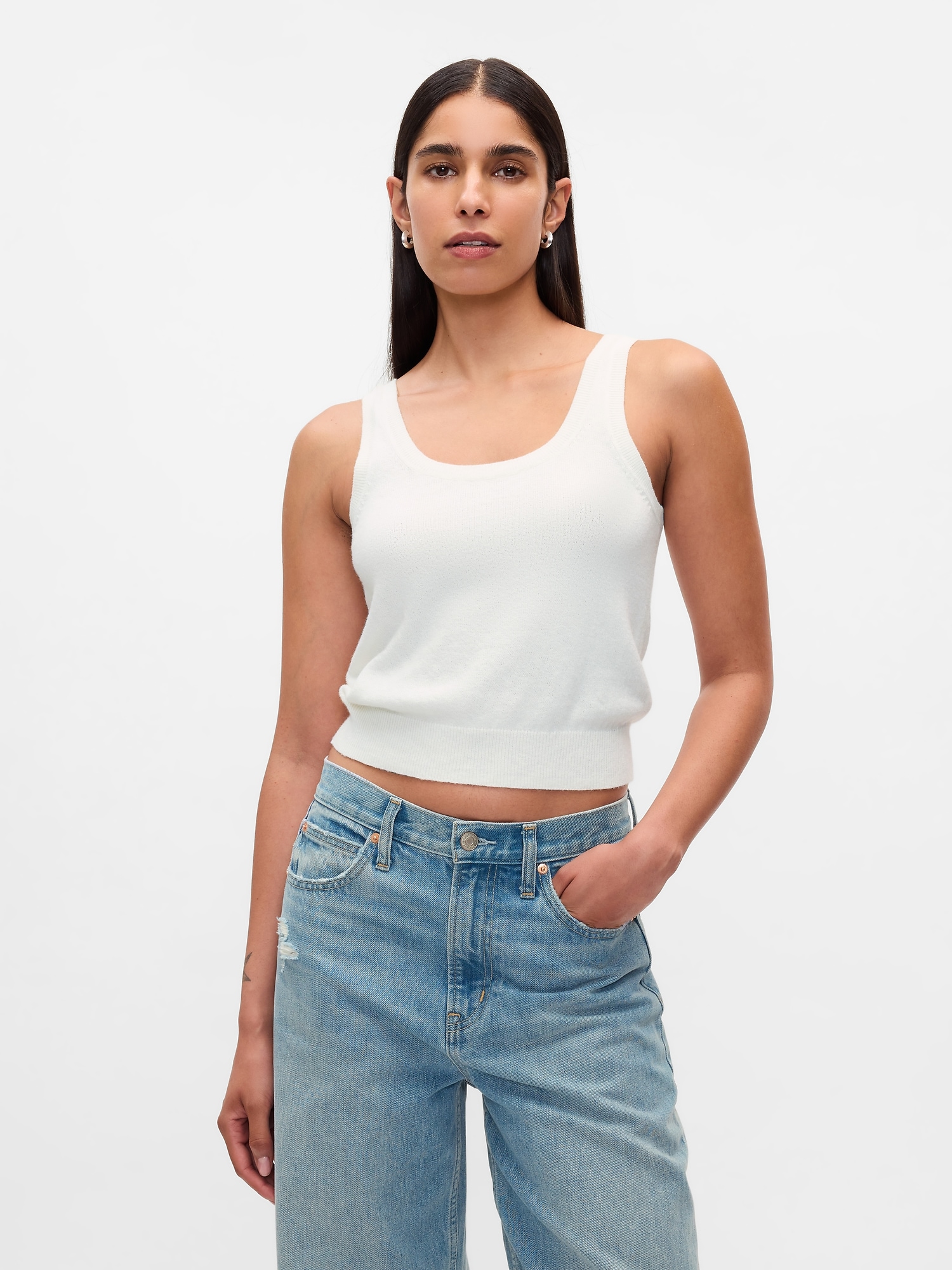 CashSoft Cropped Tank Top