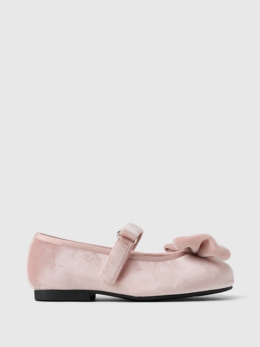 Image number 1 showing, Baby & Toddler Velvet Mary Jane Flats