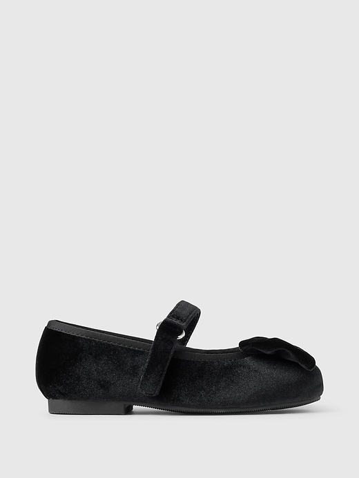 Image number 1 showing, Baby & Toddler Velvet Mary Jane Flats