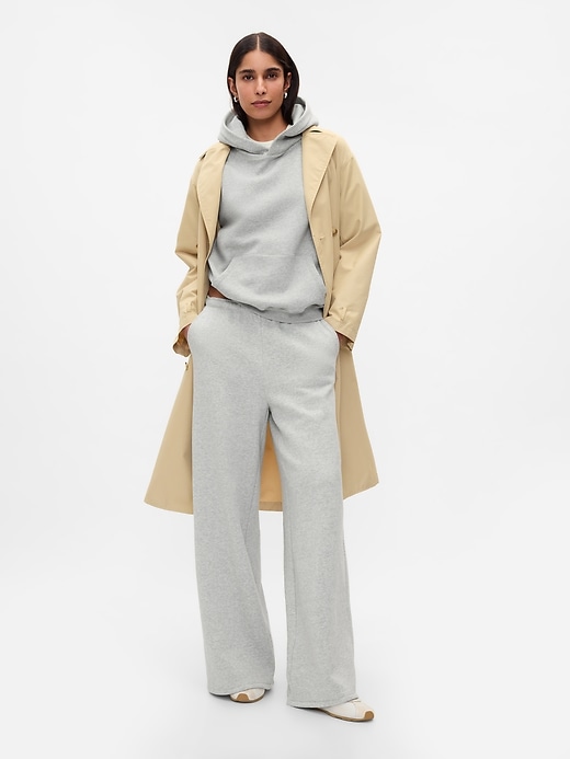 Image number 1 showing, VintageSoft Baggy Wide-Leg Sweatpants