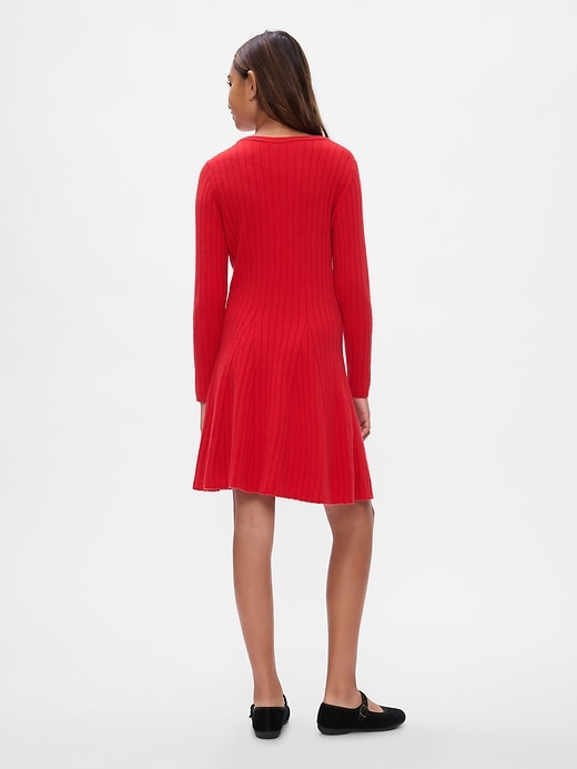 Image number 2 showing, Kids CashSoft Rib Sweater Dress