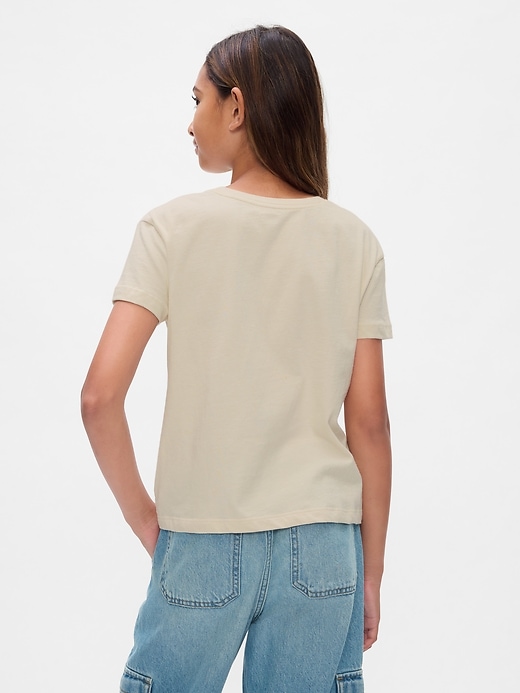 2 of 8 showing, with the color chino of product Kids Graphic T-Shirt