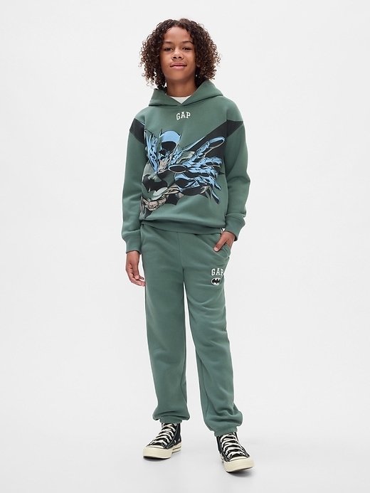 Image number 3 showing, Kids DC™ Batman VintageSoft Logo Hoodie