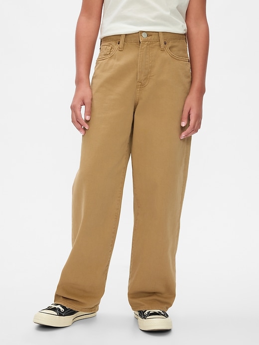 2 of 8 showing, with the color mojave of product Kids Baggy Jeans