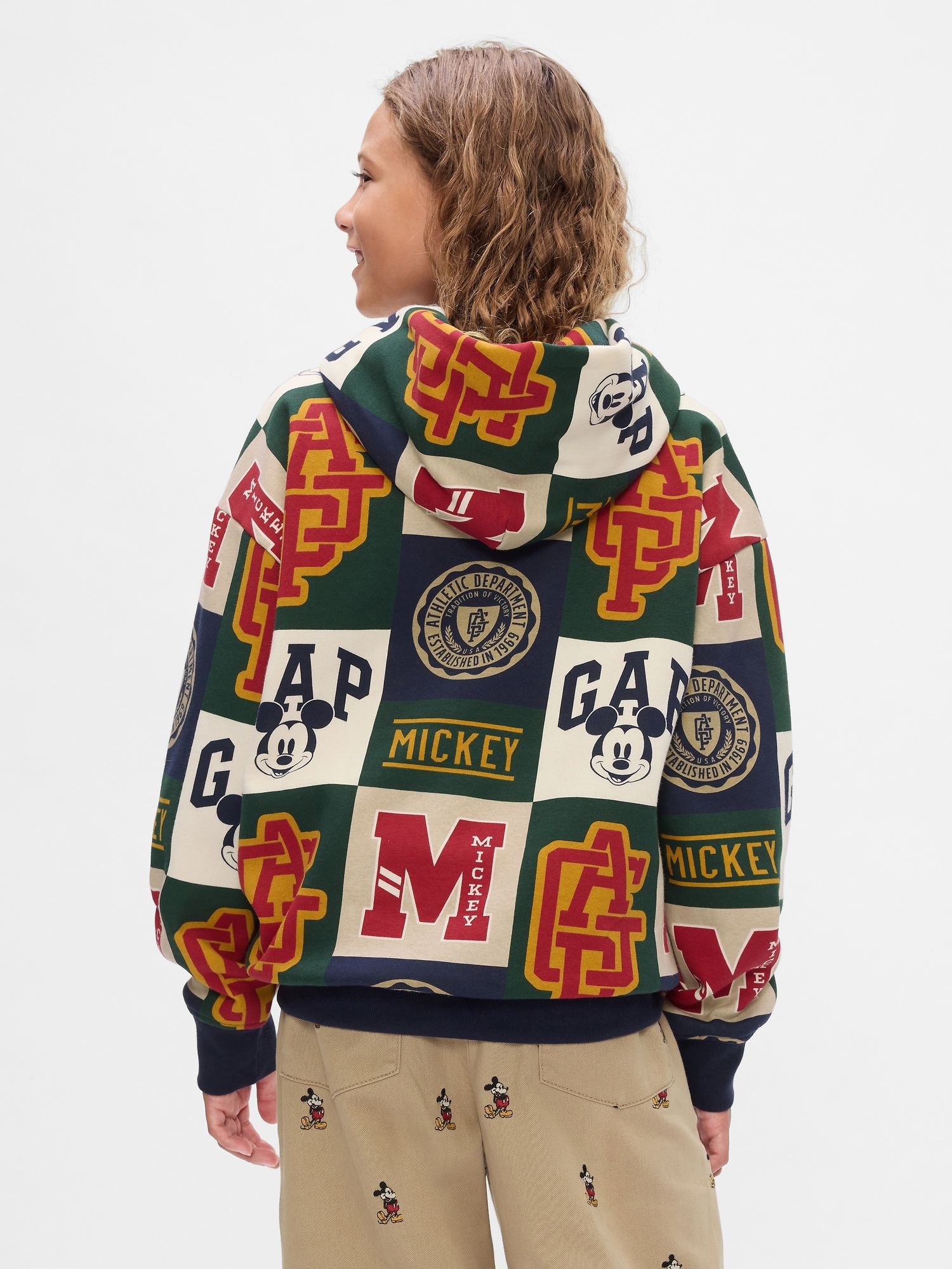 Gap Disney Kids Vintage Soft Mickey Mouse Logo Hoodie Gap