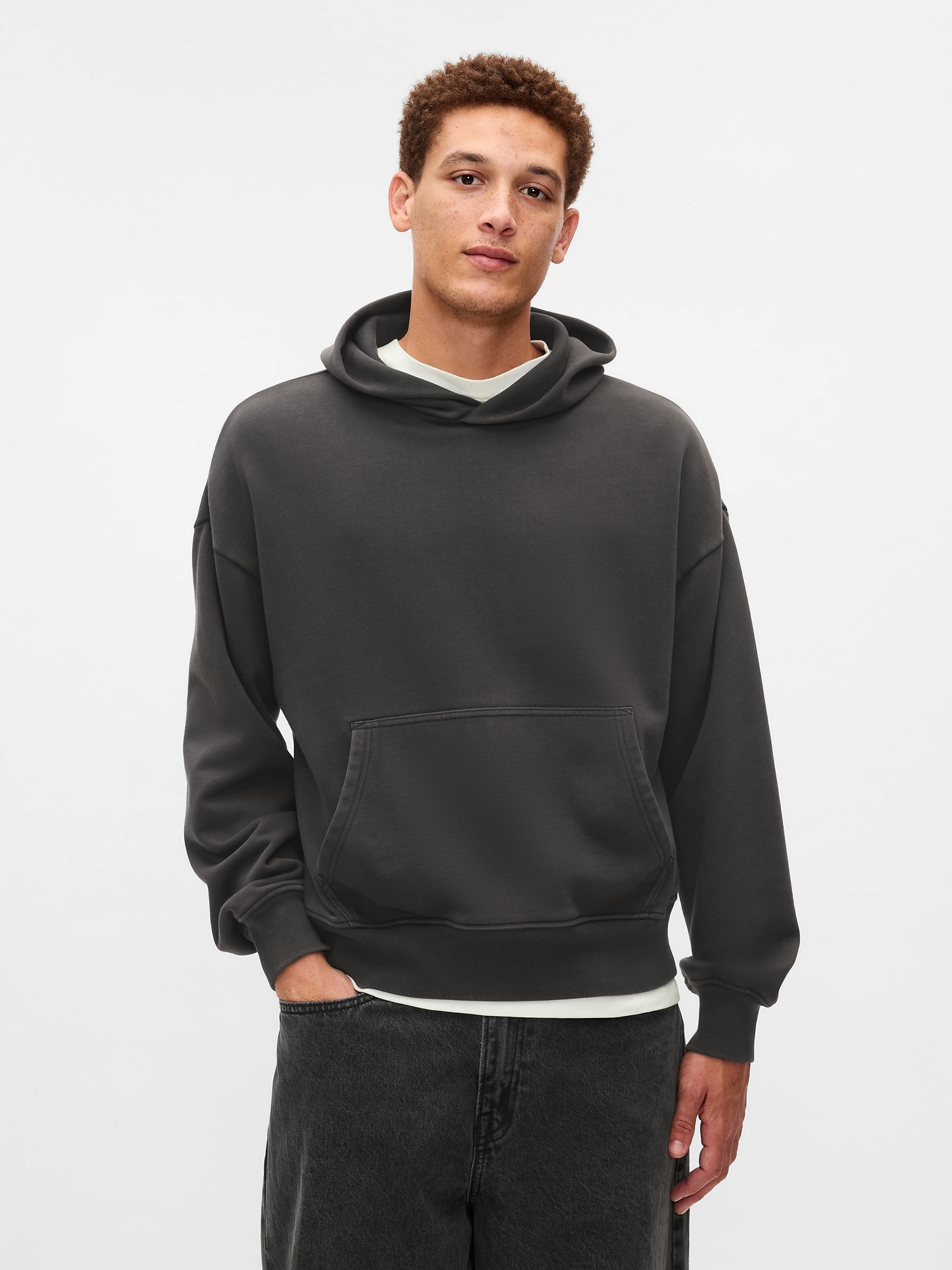Heavyweight Oversized Hoodie - Black