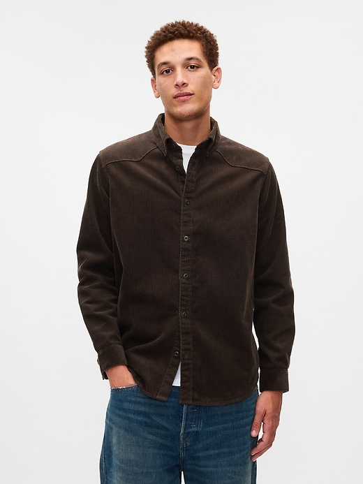 Image number 1 showing, Corduroy Western Shirt