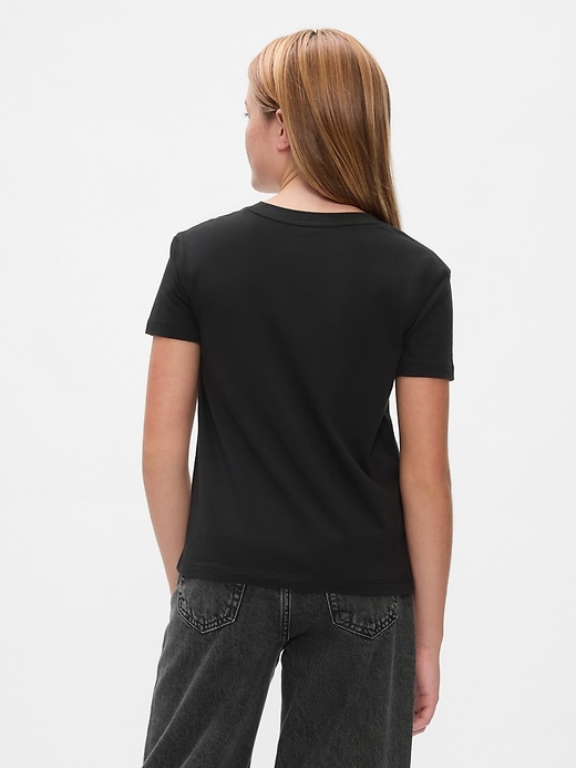 2 of 8 showing, with the color black of product Kids Vintage T-Shirt