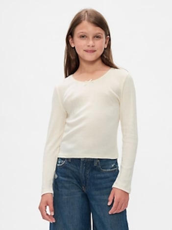 Kids Pointelle T-Shirt