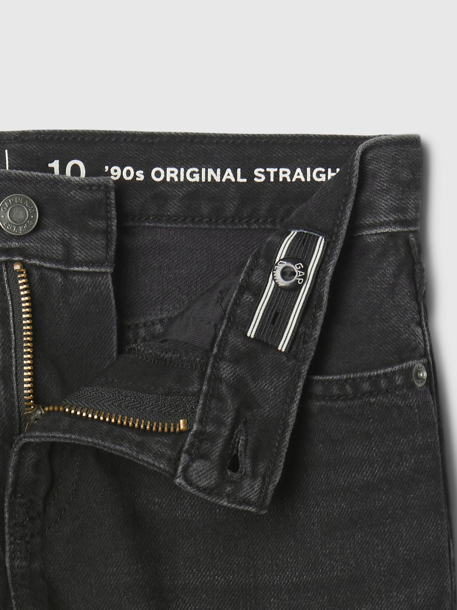 Детские джинсы Gap Kids UltraSoft Uniform '90s Original Straight Jeans — фото 3